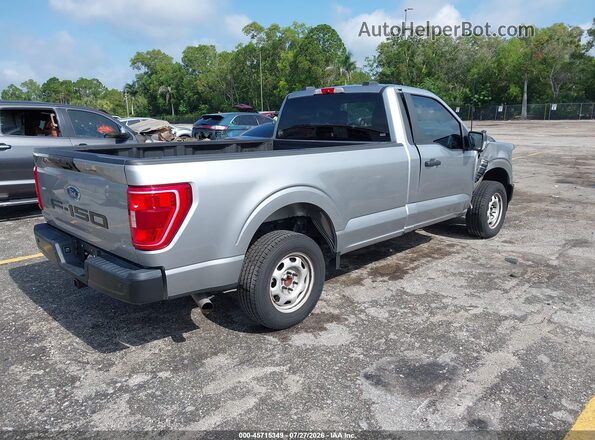 1FTMF1C5XMKF13392 2021 FORD F150 Silver Tył prawy