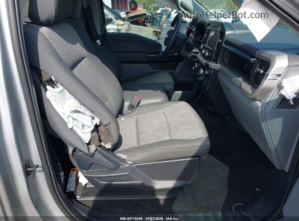 1FTMF1C5XMKF13392 2021 FORD F150 Silver Widok naklejki z numerem VIN