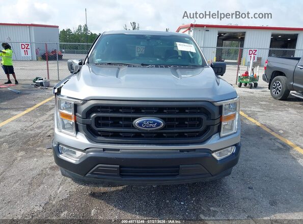 1FTMF1C5XMKF13392 2021 FORD F150 Silver Widok zestawu wskaźników