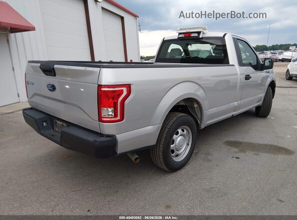1FTMF1C80HKE26049 2017 FORD F150 Серебряный Задняя правая четверть