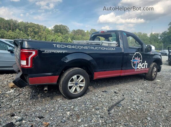 1FTMF1C82GKD69366 2016 FORD F150 Black Trasero derecho