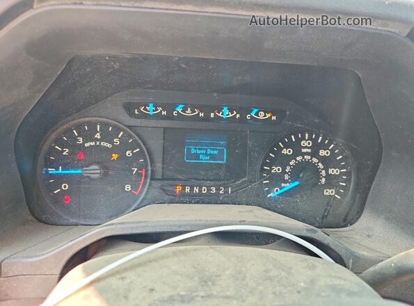 1FTMF1C83GFB29512 2016 FORD F150 Белый Вид щитка приборов