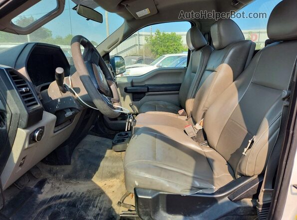 1FTMF1C83GFB29512 2016 FORD F150 Белый Вид салона спереди