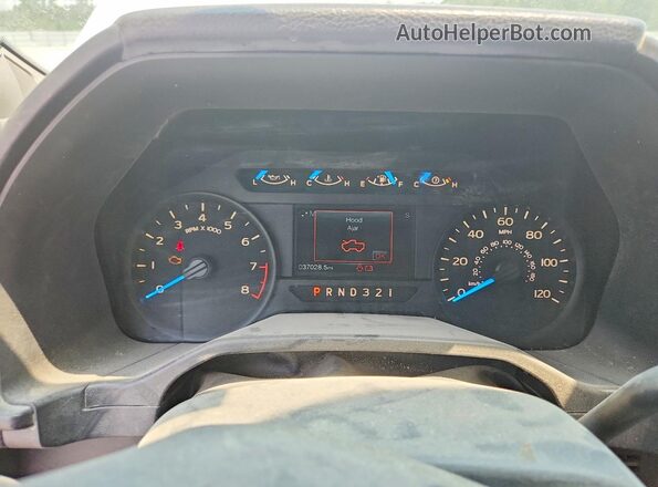 1FTMF1C83GKF57619 2016 FORD F150 Белый Вид щитка приборов