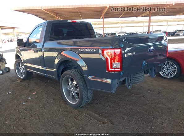 1FTMF1C86HKD19152 2017 FORD F150 Gray Задня ліва чверть