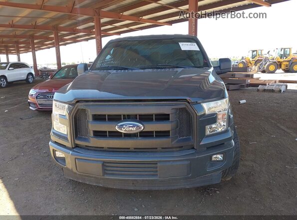 1FTMF1C86HKD19152 2017 FORD F150 Gray Вид щитка приладів
