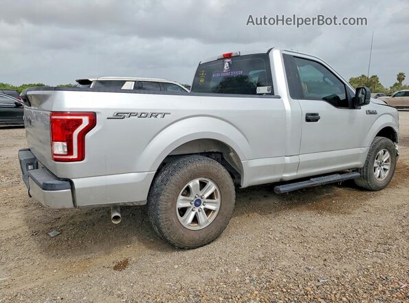 1FTMF1C87HKE50154 2017 FORD F150 Silver Trasero derecho