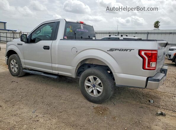 1FTMF1C87HKE50154 2017 FORD F150 Silver Trasero izquierdo