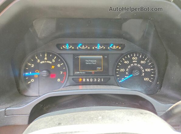 1FTMF1C89GKF59875 2016 FORD F150 White Widok zestawu wskaźników