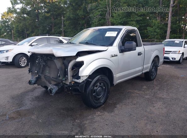 1FTMF1C8XGKF91864 2016 FORD F150 Silver Առջևի ձախ երեք քառորդ տեսարան