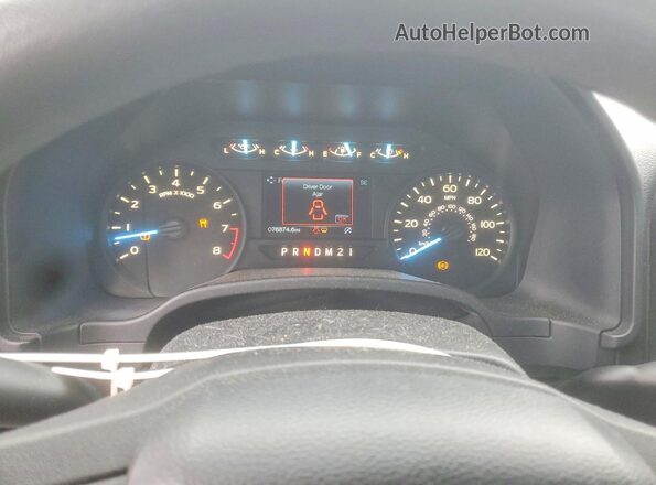 1FTMF1CB0JFC86126 2018 FORD F150 Синий Вид щитка приборов