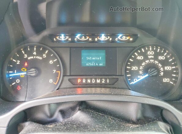 1FTMF1CB0JKF68161 2018 FORD F150 White Instrument cluster view