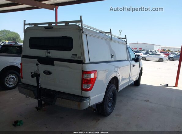 1FTMF1CB0MKE45352 2021 FORD F150 White Задня права чверть