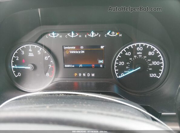 1FTMF1CB0MKE45352 2021 FORD F150 White Вид задніх сидінь