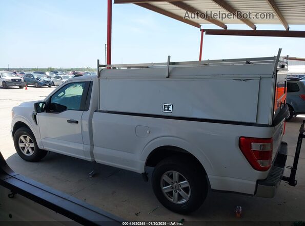 1FTMF1CB0MKE45352 2021 FORD F150 White Панорамний вид салону 360°