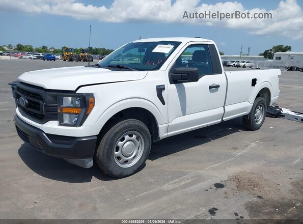 1FTMF1CB0PKF69223 2023 FORD F150 White Vista tres cuartos delantera izquierda