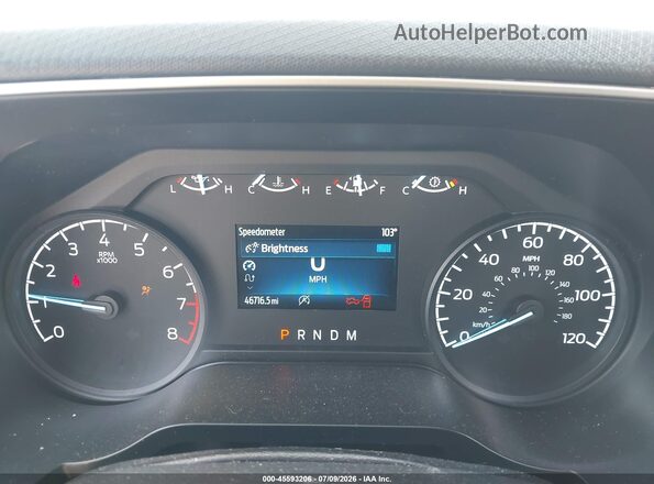 1FTMF1CB0PKF69223 2023 FORD F150 White Vista de los asientos traseros