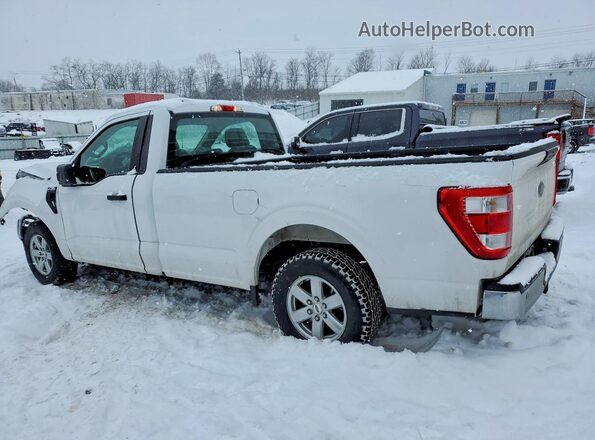 1FTMF1CB1MKE47322 2021 FORD F150 White Հետևի ձախ