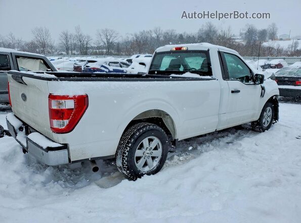 1FTMF1CB1MKE47322 2021 FORD F150 White Հետևի աջ