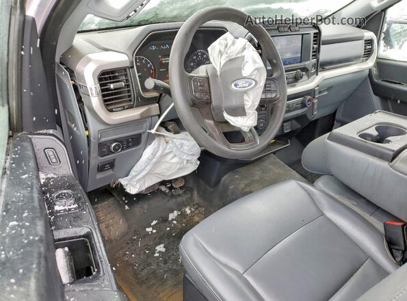 1FTMF1CB1MKE47322 2021 FORD F150 White Առջևի վահանակի տեսք