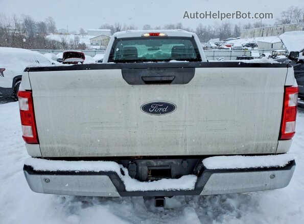 1FTMF1CB1MKE47322 2021 FORD F150 White Հետևի տեսք