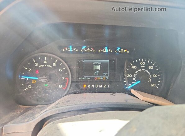 1FTMF1CB2KKC31329 2019 FORD F150 White Instrument cluster view