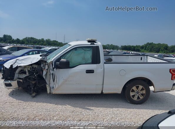 1FTMF1CB2KKD24092 2019 FORD F150 White Widok wnętrza z tyłu