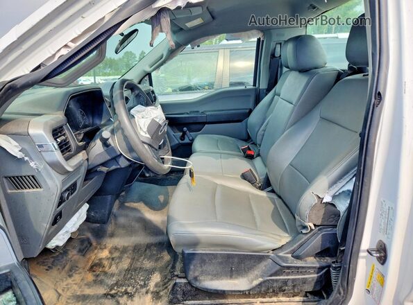 1FTMF1CB3NKD48843 2022 FORD F150 White Вид салону спереду