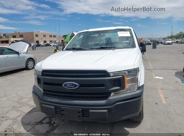 1FTMF1CB4KKE50731 2019 FORD F150 White Front view