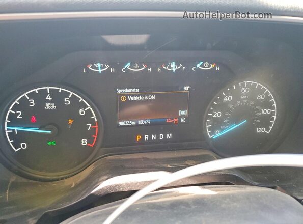 1FTMF1CB5PKE71904 2023 FORD F150 Белый Вид щитка приборов