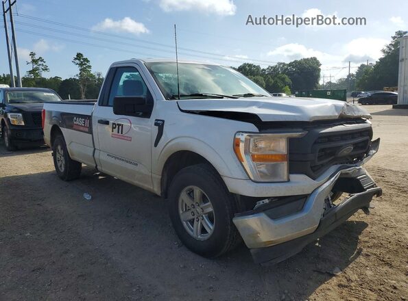 1FTMF1CB5PKE71904 2023 FORD F150 Белый Передняя правая четверть