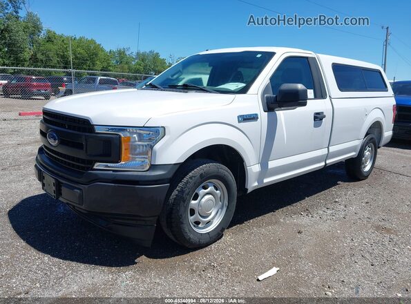 1FTMF1CB6JKF31308 2018 FORD F150 White წინა მარცხენა ხედი სამი მეოთხედიდან