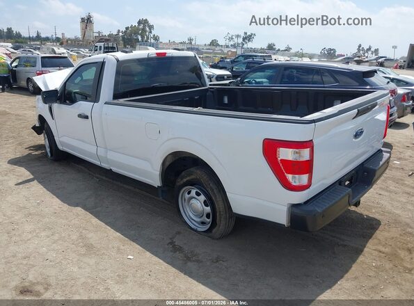 1FTMF1CB6NKE58639 2022 FORD F150 White Rear left