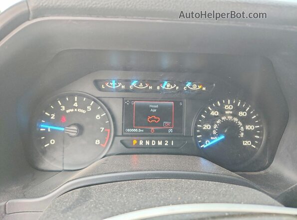 1FTMF1CB7JKF27753 2018 FORD F150 White Вид щитка приладів