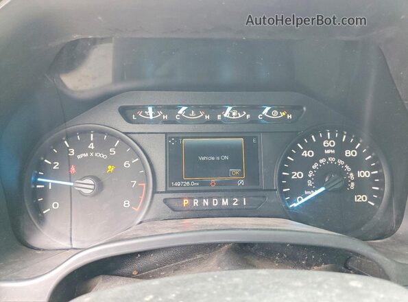 1FTMF1CB7KKD33404 2019 FORD F150 White Սարքավորումների վահանակի տեսք