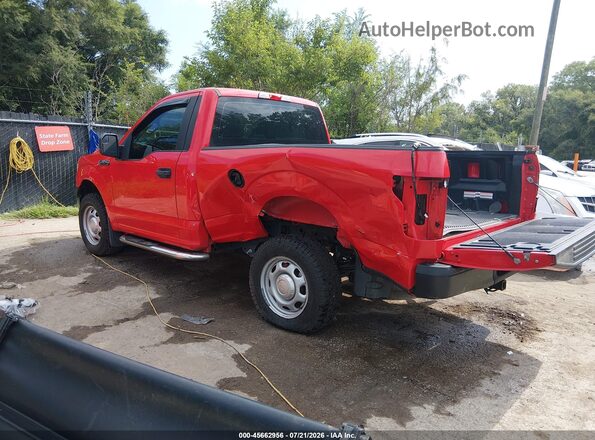 1FTMF1CB7KKE49041 2019 FORD F150 Red Trasero izquierdo