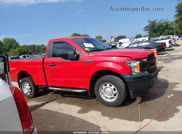 1FTMF1CB7KKE49041 2019 FORD F150 Red Vista interior de 360 grados
