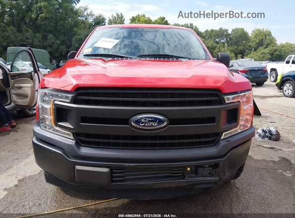 1FTMF1CB7KKE49041 2019 FORD F150 Red Vista interior trasera