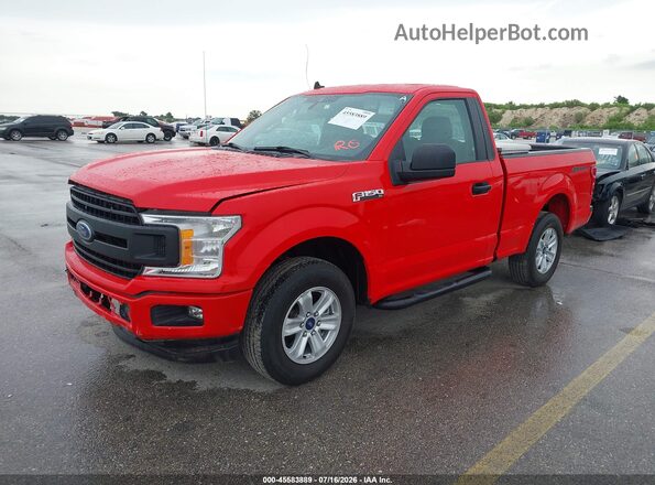 1FTMF1CB7LKE91016 2020 FORD F150 Red Przód lewy