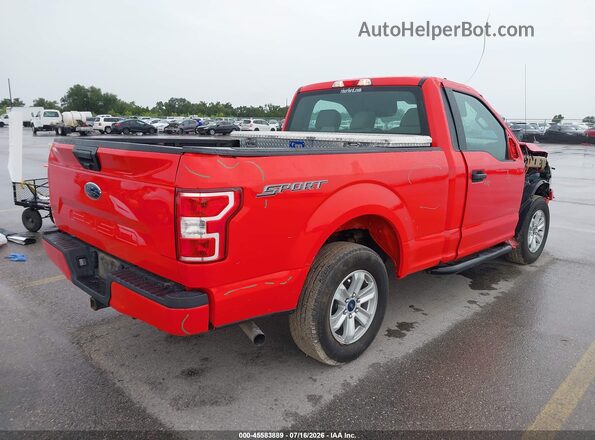 1FTMF1CB7LKE91016 2020 FORD F150 Red Tył prawy