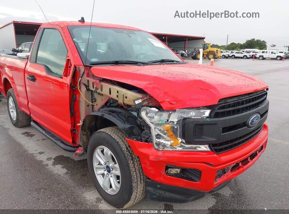 1FTMF1CB7LKE91016 2020 FORD F150 Red Widok z przodu