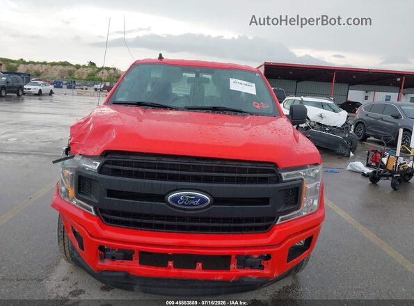 1FTMF1CB7LKE91016 2020 FORD F150 Red Widok wnętrza z tyłu