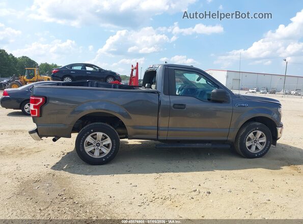 1FTMF1CB8JFB38208 2018 FORD F150 Gray უკანა სალონის ხედი