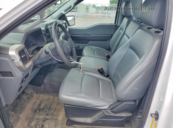 1FTMF1CB8MKE36852 2021 FORD F150 Белый Вид салона спереди