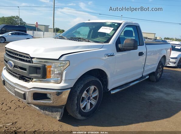 1FTMF1CB9JKC73270 2018 FORD F150 White Przód lewy
