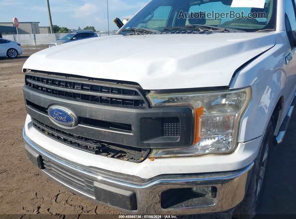 1FTMF1CB9JKC73270 2018 FORD F150 White Widok z przodu