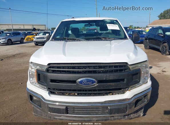 1FTMF1CB9JKC73270 2018 FORD F150 White Widok zestawu wskaźników