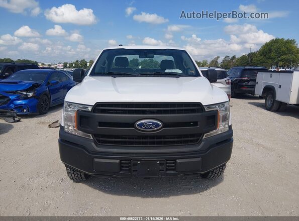 1FTMF1CB9KKE48702 2019 FORD F150 White Dashboard view