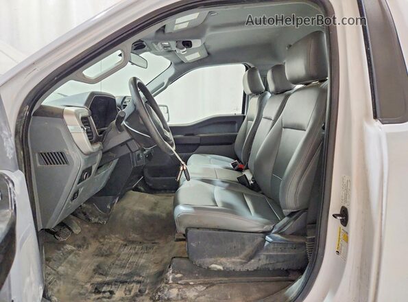 1FTMF1CB9MKD02447 2021 FORD F150 White წინა სალონის ხედი