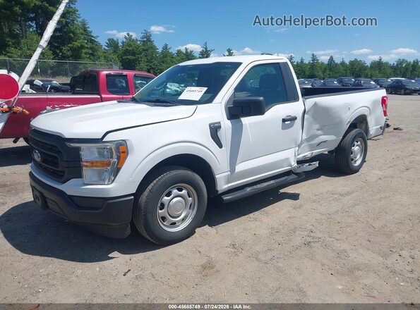 1FTMF1CB9MKE02998 2021 FORD F150 White Przód lewy